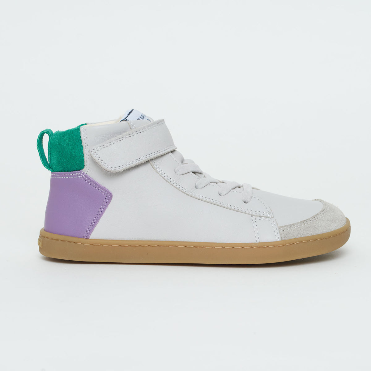 Mikusasa Barfußsneaker Izi Hellgrau – Seitenansicht