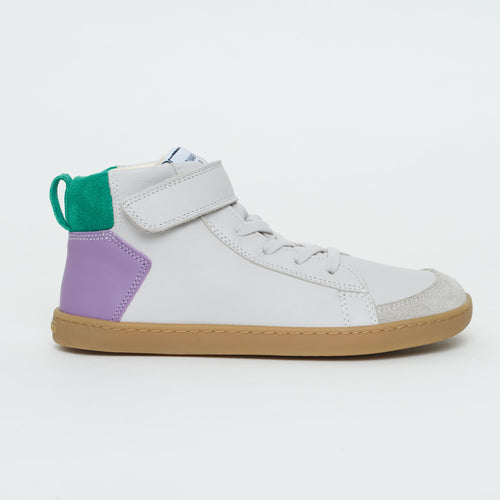 Mikusasa Barfußsneaker Izi Hellgrau – Seitenansicht